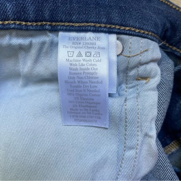 EVERLANE The Original Cheeky Jean. Womens size 32 Crop. Organic Cotton - Picture 5 of 5